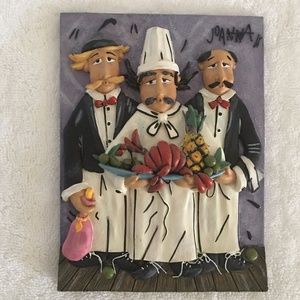 Chef & Waiters Wall Art